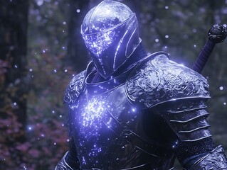Fantasy Knight Armor Forest.