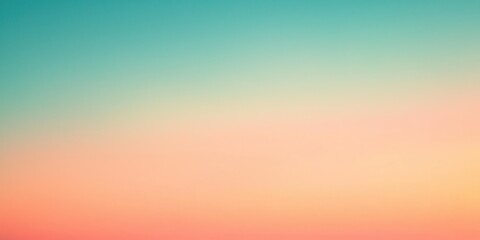 Naklejka premium A smooth gradient of warm and cool soft colors creating a calming, minimalist aesthetic