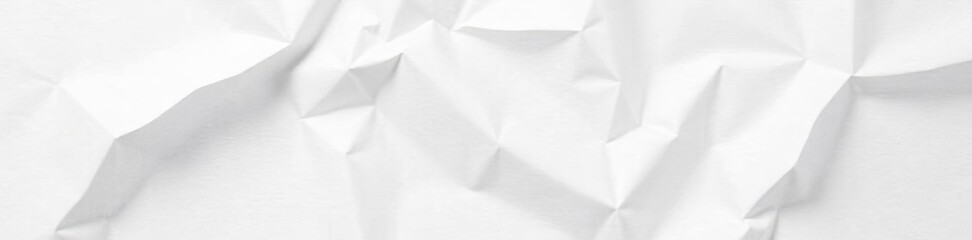 Obraz premium Close-up of wrinkled white paper with soft shadows, texture, abstract, soft