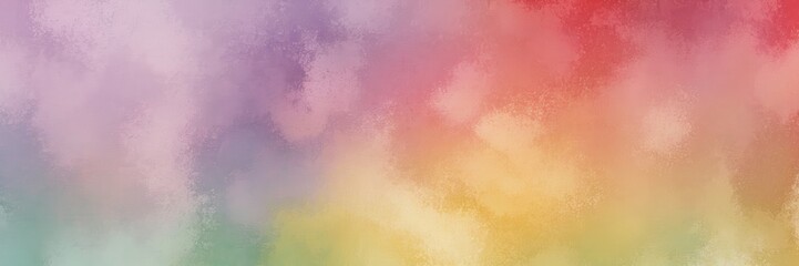 Obraz premium Abstract Painted Texture with a Blend of Pastel Colors: Purple, Red, Orange and Yellow Hues
