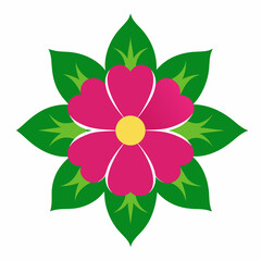 Fototapeta premium Flower pattern design vector illustration 