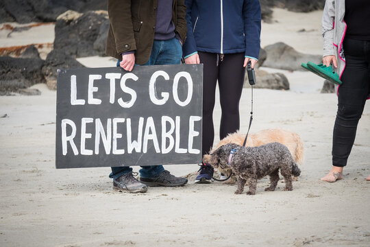 Protest sign for the enviroment
