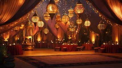 Obraz premium A Magical Arabian Nights Themed Event