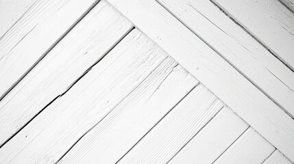 Obraz premium White Wooden Planks Creates a Rustic Background Texture with Minimalist Design and Farmhouse Style.