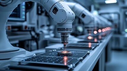 Medical robot assisting surgeon during minimally invasive procedure with multiple precision tools