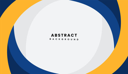 Blue and yellow abstract geometric background vector illustration