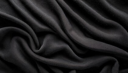 Fototapeta premium black chunky fluffy wool jersey fabric texture as background