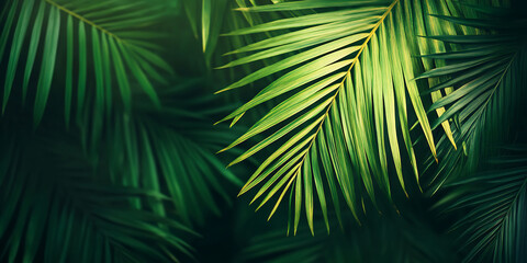 Tropical Palm Leaves for Summer Promotions and Exotic Designs