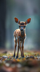 the fawn , baby deer