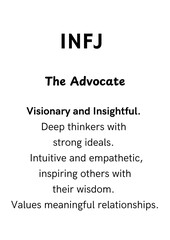 MBTI, INFJ