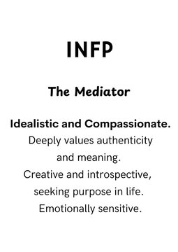 MBTI, INFP