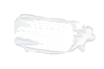 Soap foam on transparent background