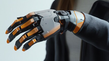 Futuristic Robotic Hand: A Glimpse into Advanced Prosthetic Technology
