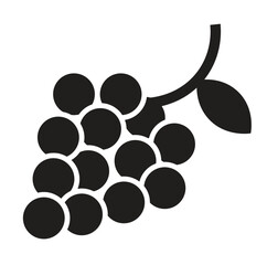 Grape filled icon illustration - Vector