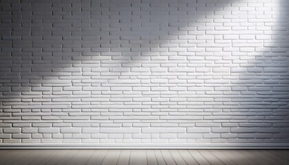 Fototapeta premium textured white brick wall with soft lighting
