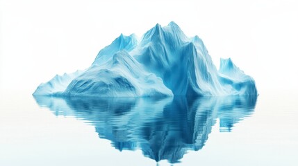 Fototapeta premium Serene Iceberg in Calm Water