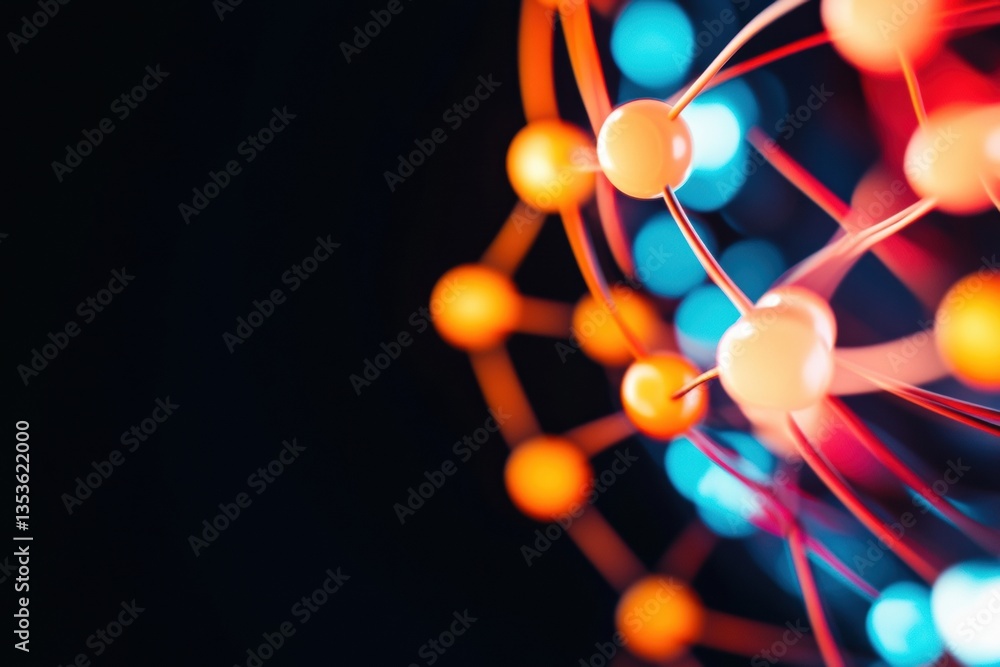 Aufkleber Quantum Nexus Immersive Digital Network Visualization - Next-Gen Connectivity Breakthrough in AI-Driven Telecommunications Infrastructure
