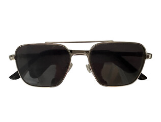 Sunglasses on White: Square Frame Design