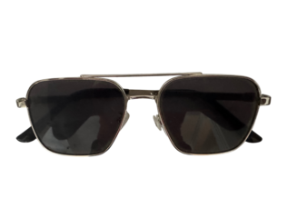 Sunglasses on White: Square Frame Design