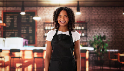 Restaurant Owner And Manager In Front