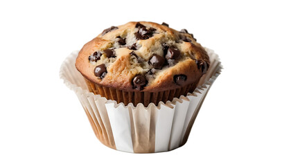 muffin isolated on white background
