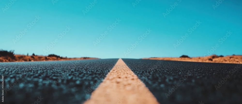 Aufkleber minimalist journey mapping sleek infrastructure perspective with infinite horizon - urban progressiv