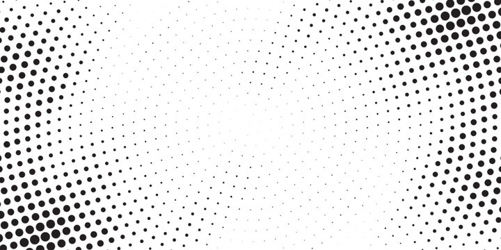 Halftone background vector, abstract backdrop design with two tone pattern and copy space for edit your content