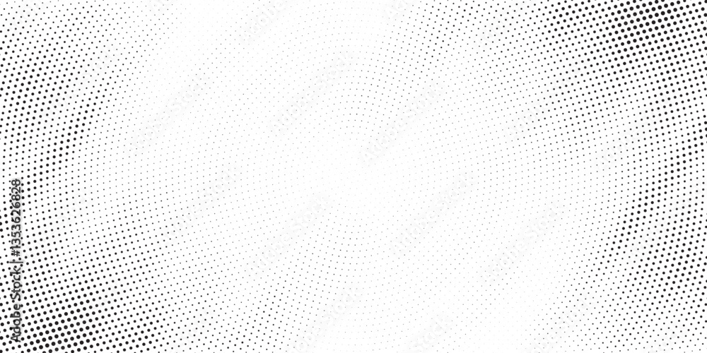 Leinwandbilder Halftone background vector, abstract backdrop design with two tone pattern and copy space for edit your content