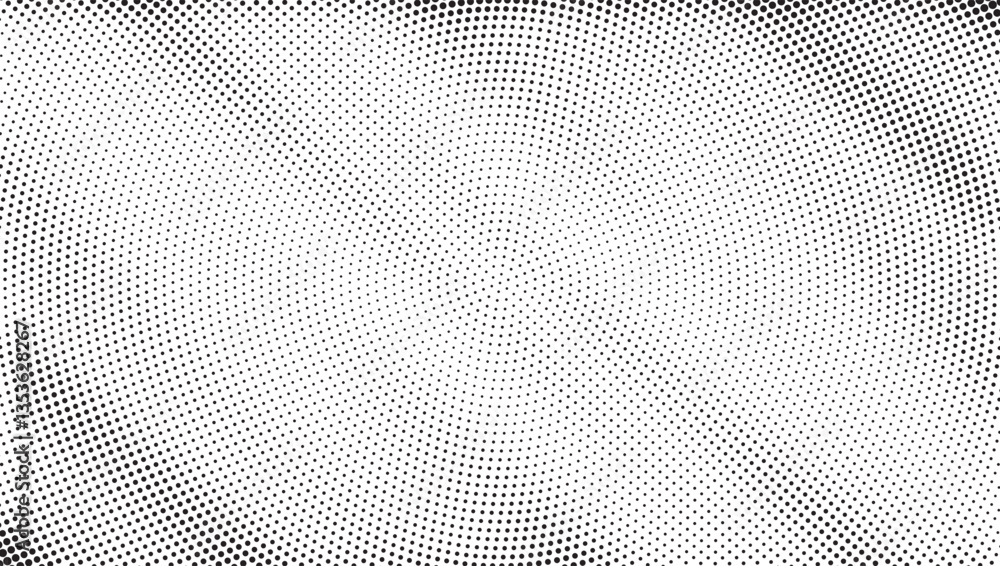 Aufkleber halftone background vector. abstract backdrop design with two tone pattern and copy space for edit y