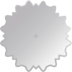 Minimal White Glass Icon – Sleek and Modern Symbol with a Glossy Elegant Finish