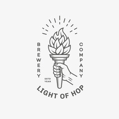 Light of hop logo