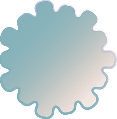 Fototapeta premium Glossy Glass Morphism Icon – Clean Minimalist Symbol with Smooth Gradient Effect, Perfect for UI & Design