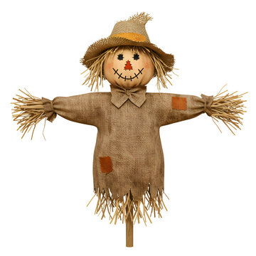 Friendly Scarecrow Decoration for Autumn and Fall Celebrations