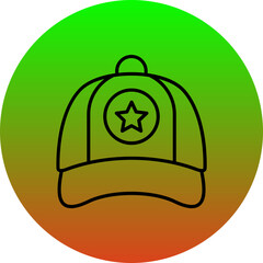 Obraz premium Captain cap Icon