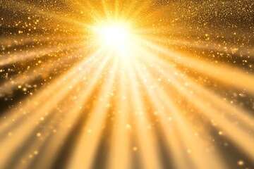 Radiant Burst of Light: A stunning display of radiant light streams outward, with golden and orange hues emanating from a central source, creating an aura of brilliance and energy.