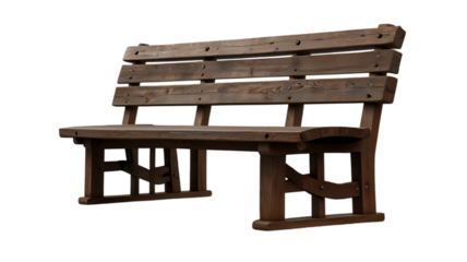 Bench isolated on transparent background