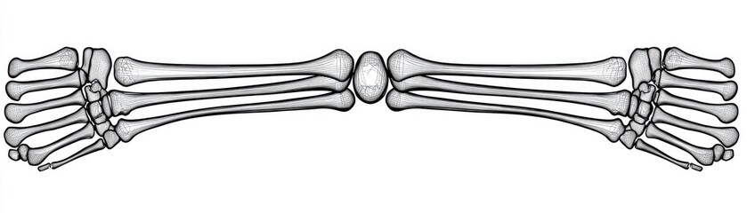 Human Arm Bones Diagram