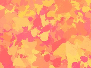 bright orange abstract watercolor background