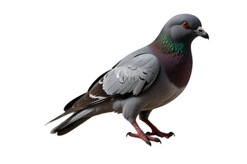 Obraz premium Pigeon bird isolated on a transparent background