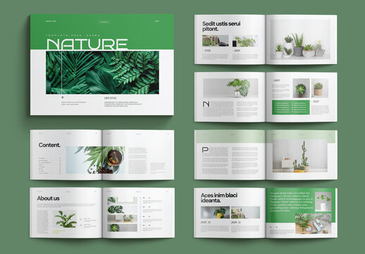Nature Brochure Templates