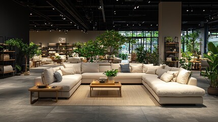 Modern Furniture Showroom Interior