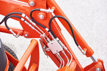 Hoses of hydraulic machine