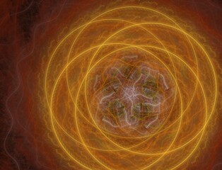 Naklejka premium Imaginatory fractal abstract background Image