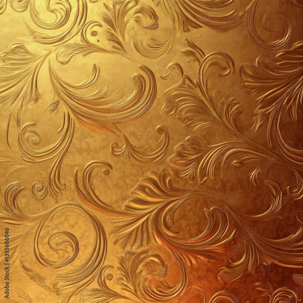 Poster elegant gold abstract background with intricate swirling patterns and textures for modern design pro