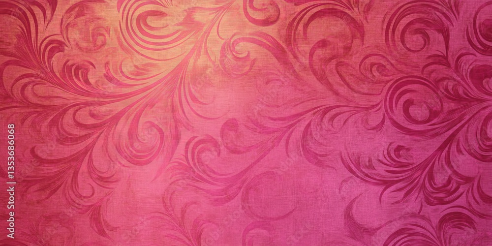 Poster abstract swirling patterns in vibrant pink and red hues create a dynamic background design for artis