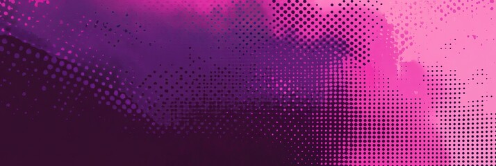 Abstract purple and pink background with dotted texture and vibrant color blending for artistic designs