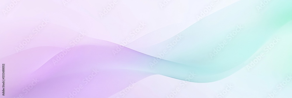 Poster soft pastel abstraction conveying tranquility and movement in a fluid form ideal for creative backgr