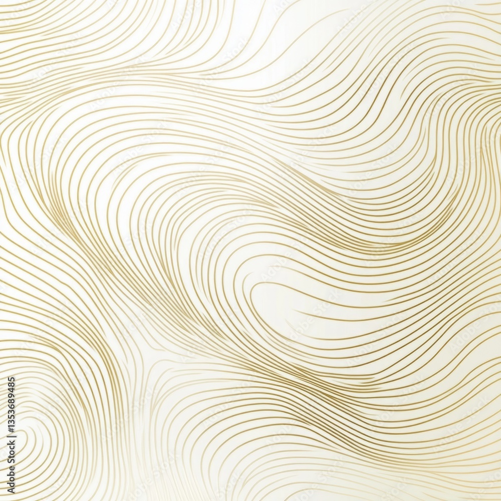Poster abstract pattern showcasing flowing lines in a soft color palette suitable for modern interior desig