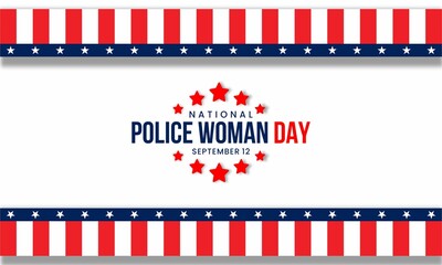 national police woman day desgin concept , vektor ilustration