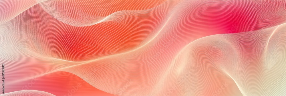 Poster abstract waves create a flowing pattern of soft colors and textures, evoking a sense of calm and tra